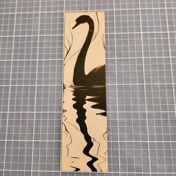 10/$10 Bookmark Swan One Sided Paper Card Stock Book Mark Bookmarker - Picture 1 of 2